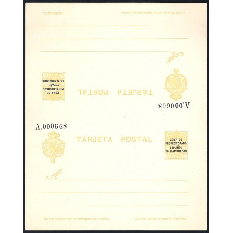 1924 ED. 19 ** Enteros Postales Marruecos