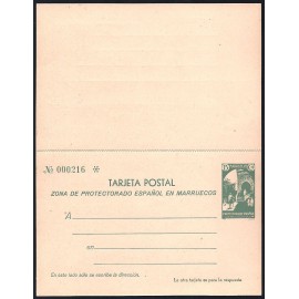 1933 ED. 22 ** Enteros Postales Marruecos