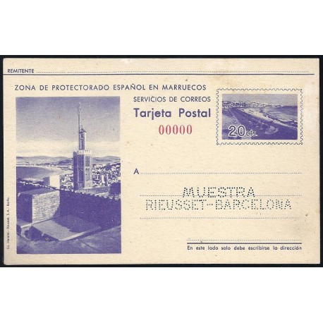 1942 ED. 34N * Enteros Postales Marruecos