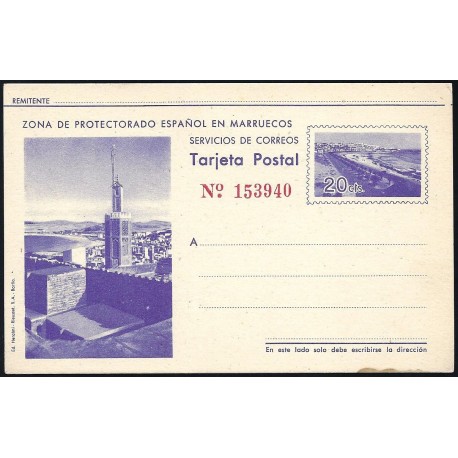 1942 ED. 34 * Enteros Postales Marruecos