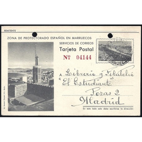 1942 ED. 36 us Enteros Postales Marruecos