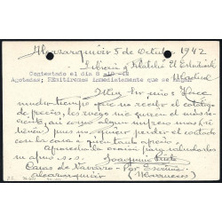 1942 ED. 36 us Enteros Postales Marruecos