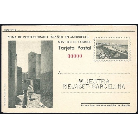 1942 ED. 37N * Enteros Postales Marruecos