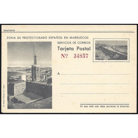 1942 ED. 37 * Enteros Postales Marruecos