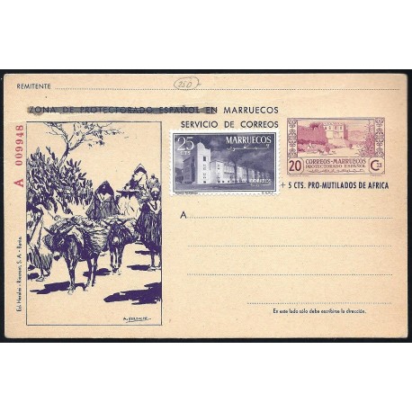 1944 ED. 42 * Enteros Postales Marruecos
