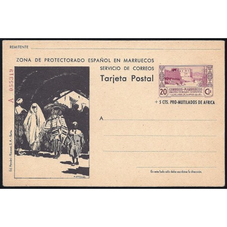 1944 ED. 51 * Enteros Postales Marruecos