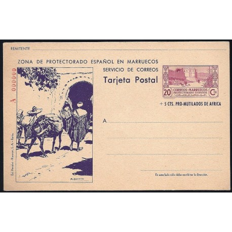1944 ED. 54N * Enteros Postales Marruecos