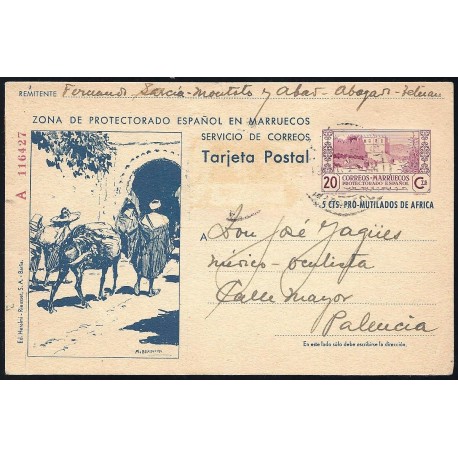 1944 ED. 55 us Enteros Postales Marruecos