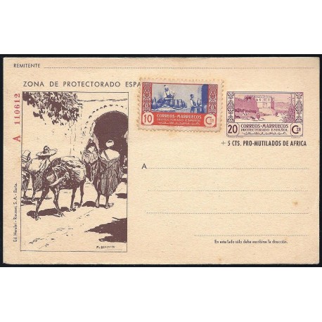 1944 ED. 56 * Enteros Postales Marruecos
