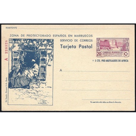 1944 ED. 73 * Enteros Postales Marruecos
