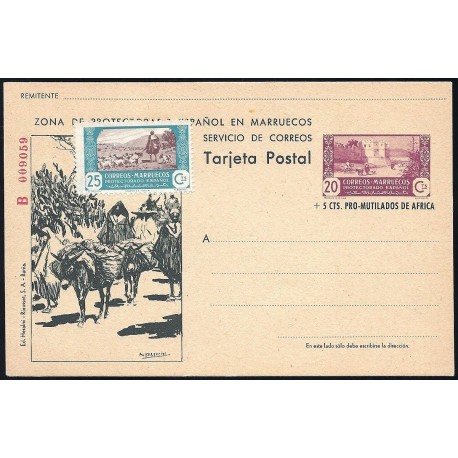 1944 ED. 76 * Enteros Postales Marruecos
