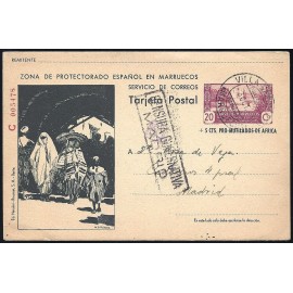 1944 ED. 82 us Enteros Postales Marruecos