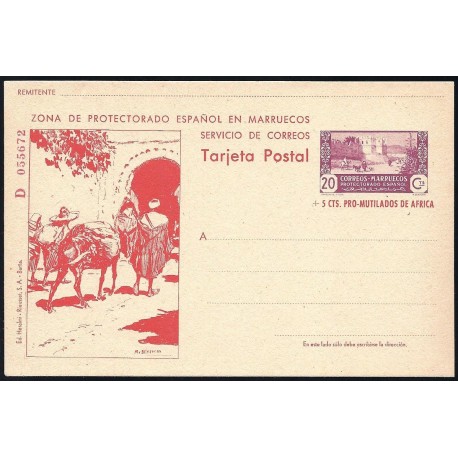 1944 ED. 89 * Enteros Postales Marruecos