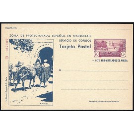 1944 ED. 91 * Enteros Postales Marruecos