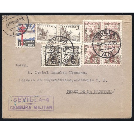 1937 ED. ELP Málaga 41 [x4], 41hcc [x2] us