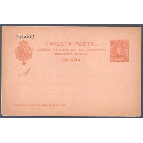 1901 ED. Tarjetas Entero Postales 40 *