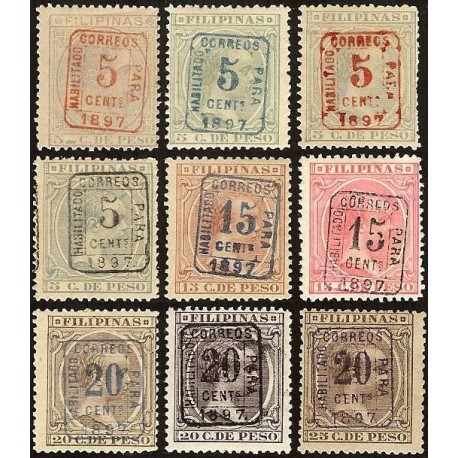 1898 ED. Filipinas 130A/130J *