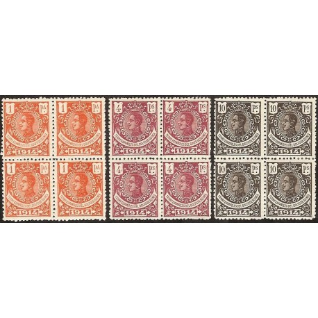1914 ED. Guinea 108/110 ** [x4]