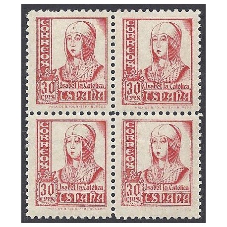 1937 ED. 823 + 823tb ** [x4]